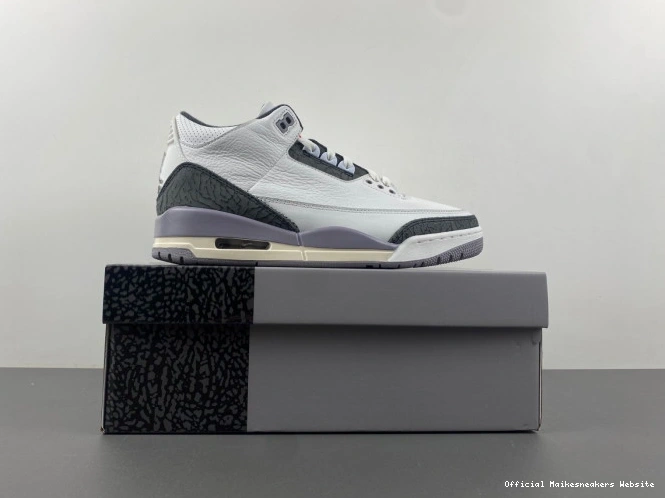 Official Maikesneakers Cement Grey 3 Air CT8532-106 Jordan 0705